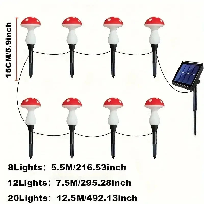 Set 6 Girasoles LED de jardín 🍄