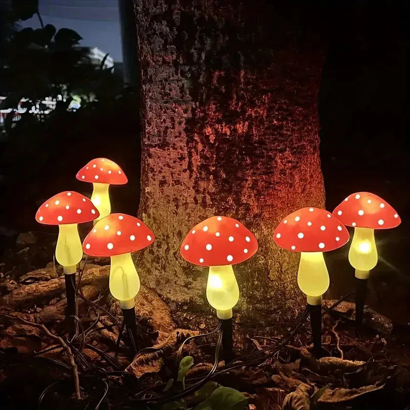 Set 6 Girasoles LED de jardín 🍄