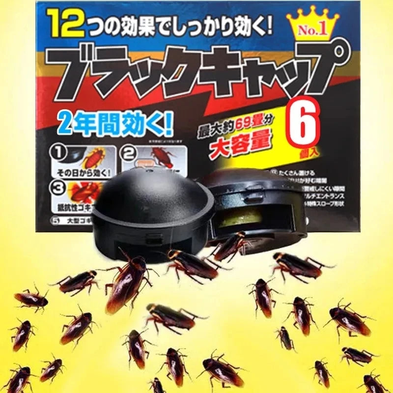 EXTERMINALAS™: Trampa Mata Cucarachas x6