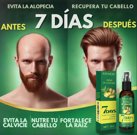 7 DAYS: Tónico Para El Crecimiento Del Cabello.