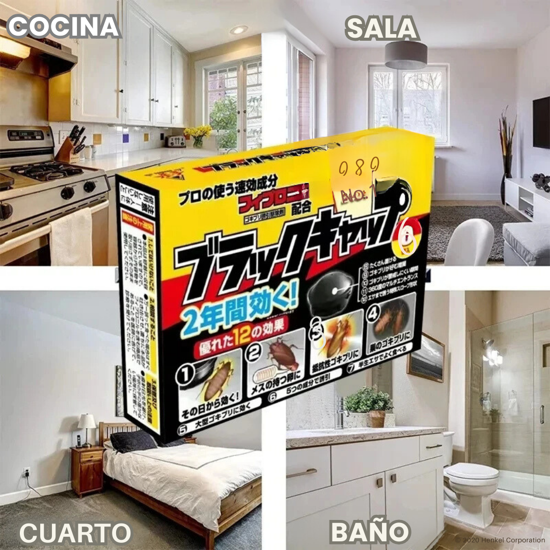 EXTERMINALAS™: Trampa Mata Cucarachas x6